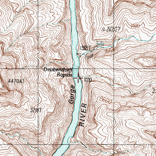 Topographic Map of Galloway Canyon, AZ