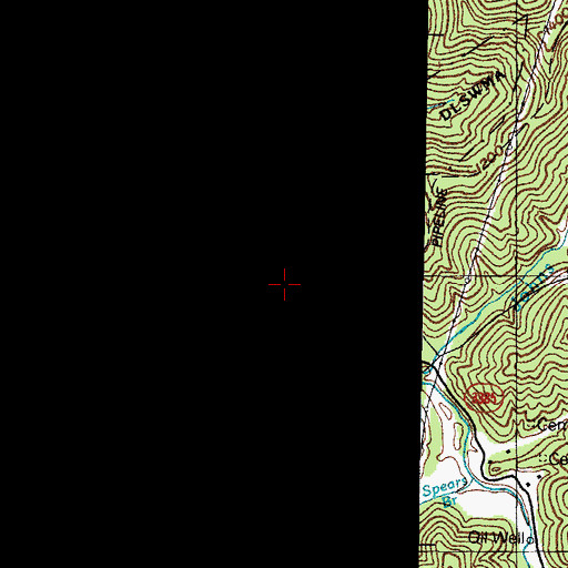 Topographic Map of Endicott Church, KY