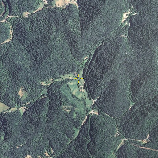 Aerial/Satellite Image of Evans Fork, KY