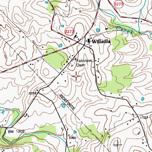Topographic Map of Fairview Church, KY