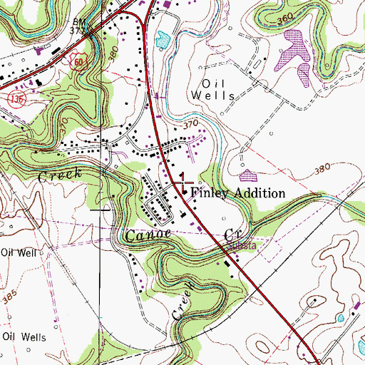 Topographic Map of Finley Addition, KY