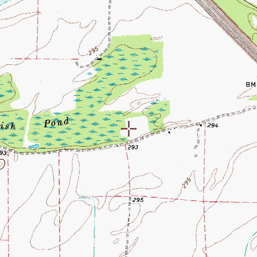 Topographic Map of Fish Pond, KY