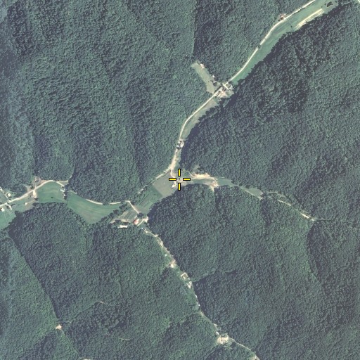 Aerial/Satellite Image of Flat Branch, KY