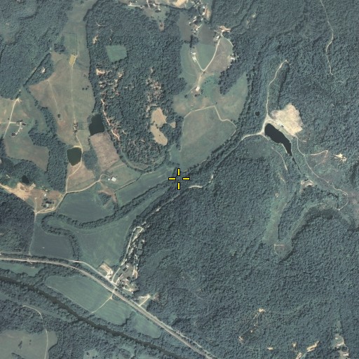 Aerial/Satellite Image of Fortney Branch, KY