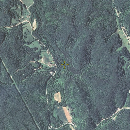 Aerial/Satellite Image of Fraley Chapel Branch, KY