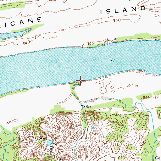 Topographic Map of Franklin Branch, KY