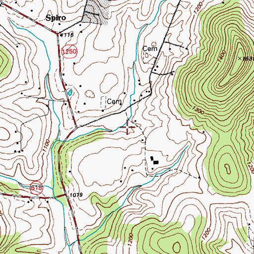 Topographic Map of Freedom School, KY