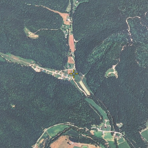 Aerial/Satellite Image of Fuller Branch, KY