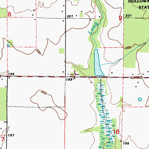 Topographic Map of Friendship Church, AR