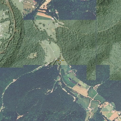 Aerial/Satellite Image of Garden Branch, KY