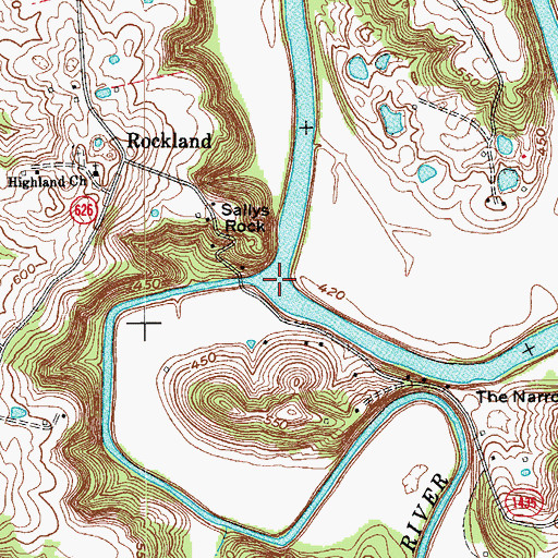 Topographic Map of Gasper River, KY