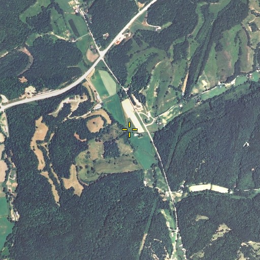 Aerial/Satellite Image of Gevedon Branch, KY