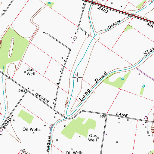 Topographic Map of Hagan Ditch, KY