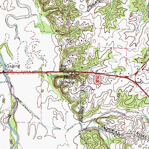 Topographic Map of Hale Spring, KY