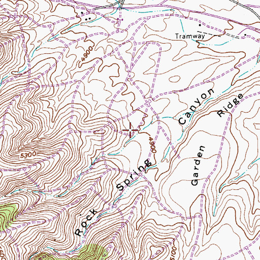 Topographic Map of Garden Ridge, AZ