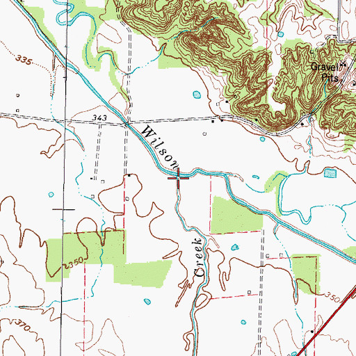 Topographic Map of Heflin Creek, KY