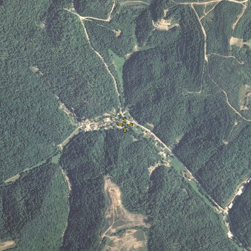 Aerial/Satellite Image of Hicks Fork, KY