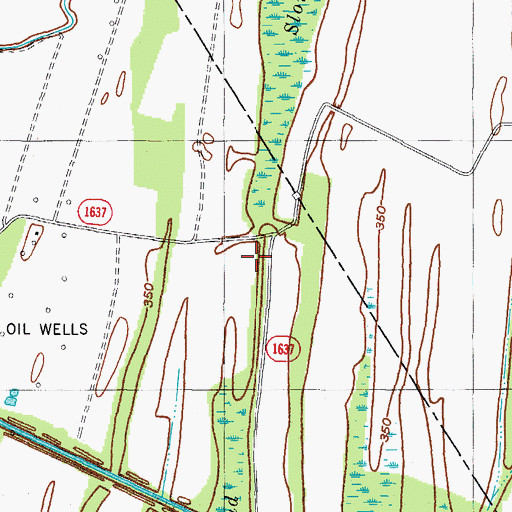 Topographic Map of Hogland Slough, KY