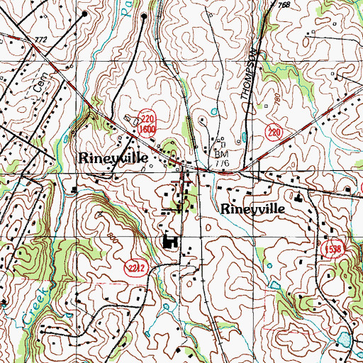 Topographic Map of Holbert Church, KY