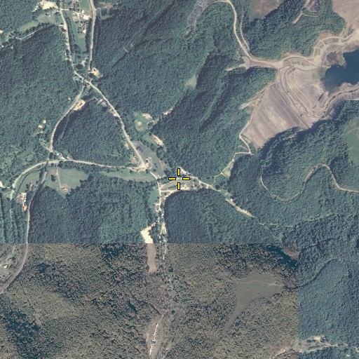 Aerial/Satellite Image of Holty Branch, KY