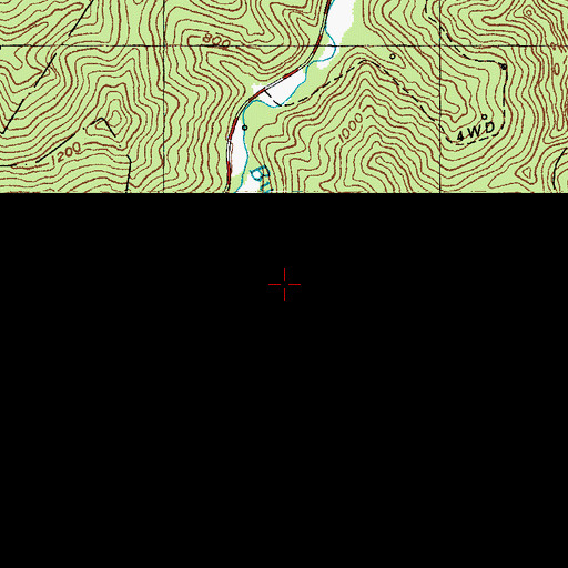 Topographic Map of Home Branch, KY