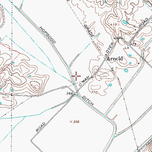 Topographic Map of Hopgood Ditch, KY