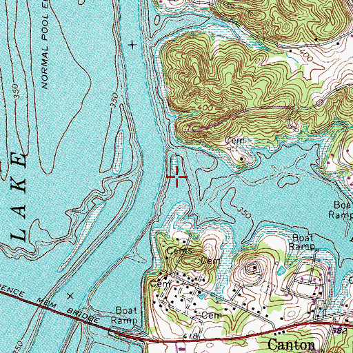 Topographic Map of Hopson Creek, KY