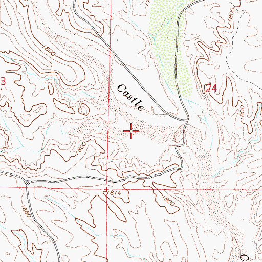 Topographic Map of Garfias Wash, AZ