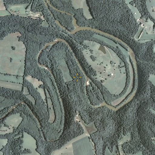 Aerial/Satellite Image of Jewsharp Bend, KY