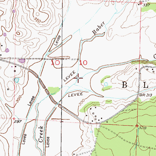 Topographic Map of Grahm Creek, AR
