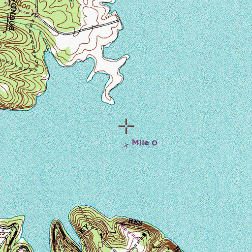 Topographic Map of Jonathan Creek, KY