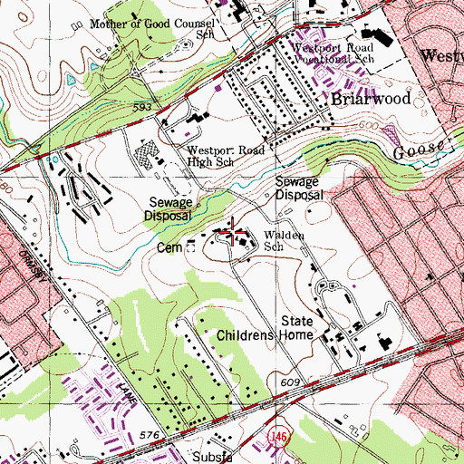 Topographic Map of Kentucky Military Institute, KY