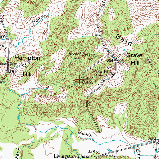 Topographic Map of Kolb Quarry, KY