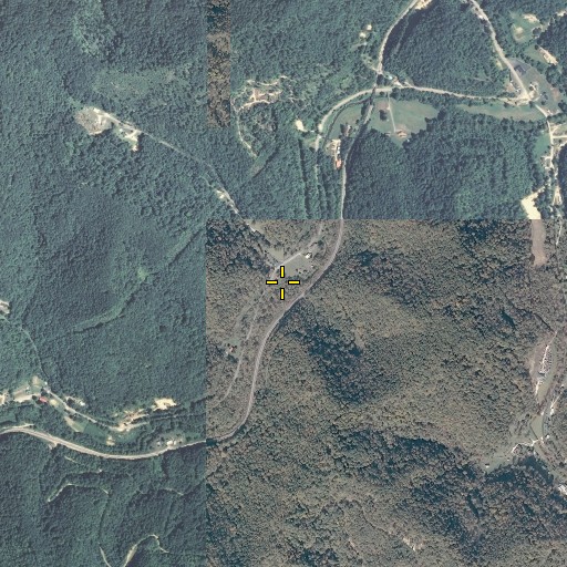 Aerial/Satellite Image of Lackey Branch, KY