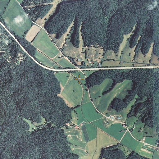 Aerial/Satellite Image of Landsaw Creek, KY