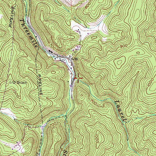 Topographic Map of Laurel Fork, KY