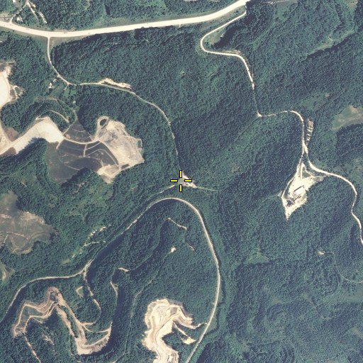 Aerial/Satellite Image of Laurel Fork, KY