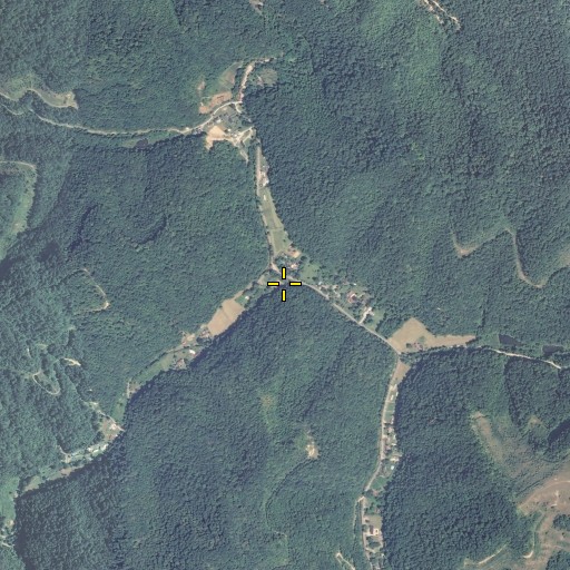 Aerial/Satellite Image of Left Fork Long Fork, KY