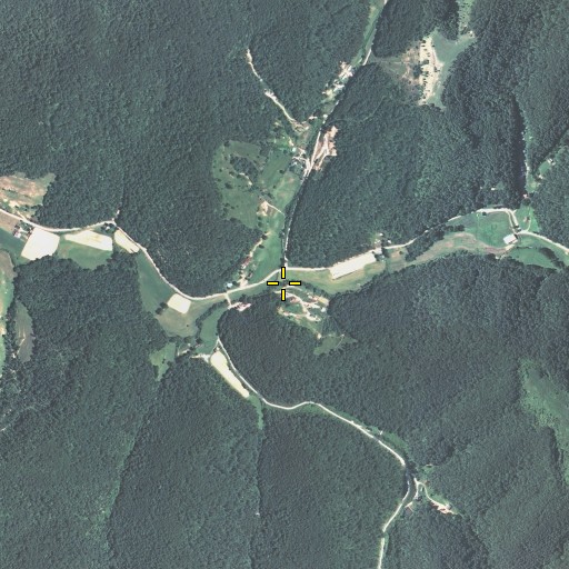 Aerial/Satellite Image of Lick Branch, KY