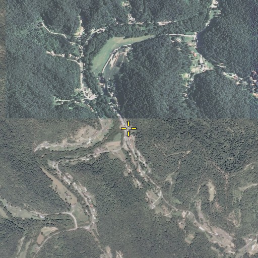 Aerial/Satellite Image of Lick Branch, KY