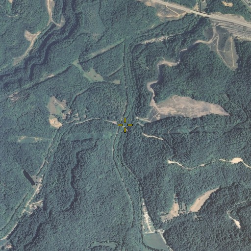 Aerial/Satellite Image of Lick Branch, KY