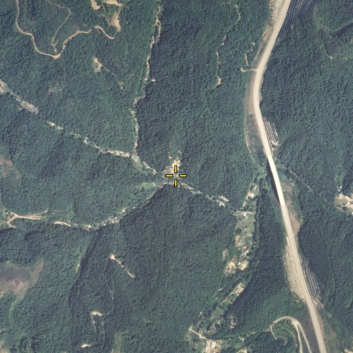 Aerial/Satellite Image of Lick Fork, KY