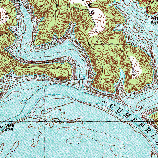 Topographic Map of Lily Creek, KY