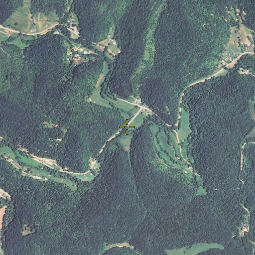 Aerial/Satellite Image of Little Cat Fork, KY