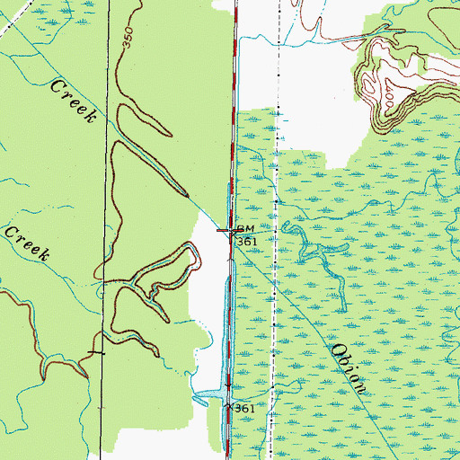 Topographic Map of Little Joe Creek, KY