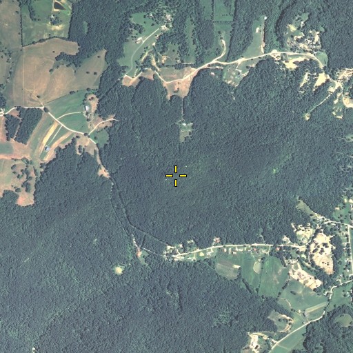 Aerial/Satellite Image of Little Round Mountain, KY