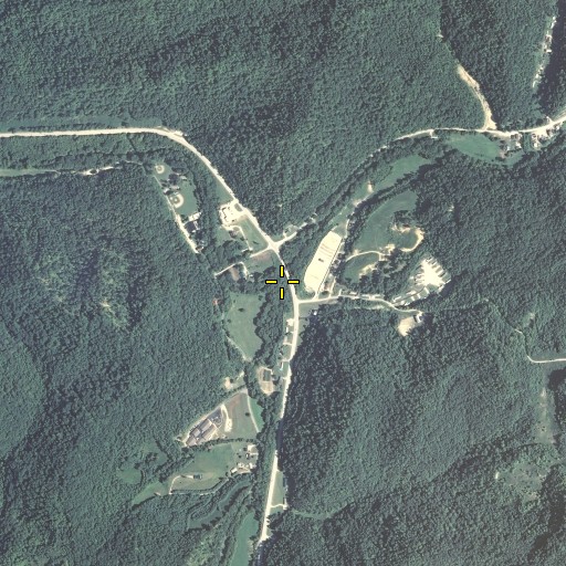 Aerial/Satellite Image of Lost Creek, KY