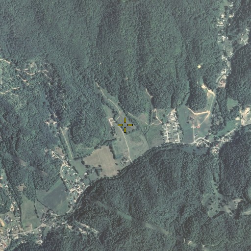Aerial/Satellite Image of Lower Halls Branch, KY