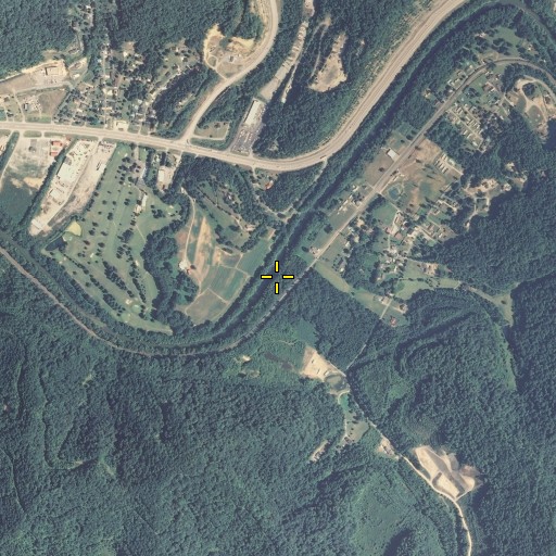 Aerial/Satellite Image of Lowes Branch, KY