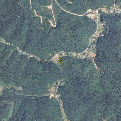 Aerial/Satellite Image of Marshall Branch, KY